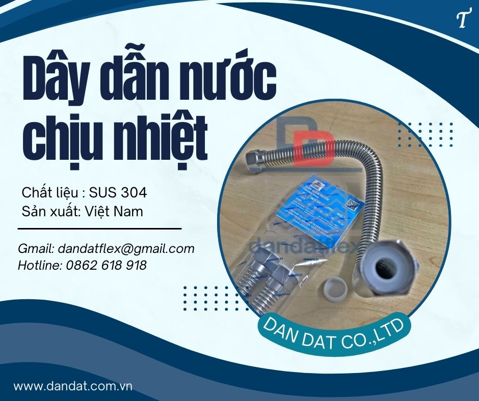 Dây dẫn nước inox nóng lạnh,ống mềm dẫn nước inox, dây dẫn nước inox