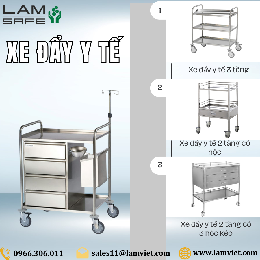 Xe đẩy y tế