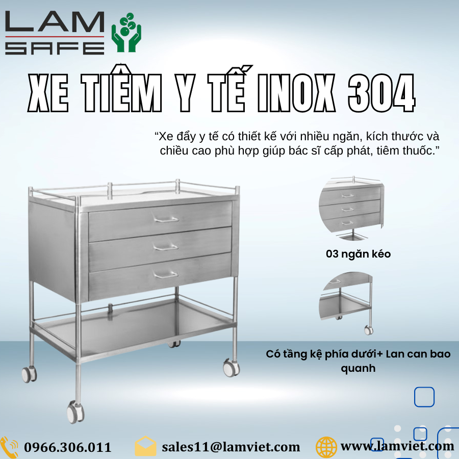 Xe đẩy y tế
