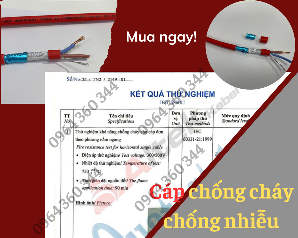 Cáp chống cháy chống nhiễu Altek Kabel - 750 độ 90 phút