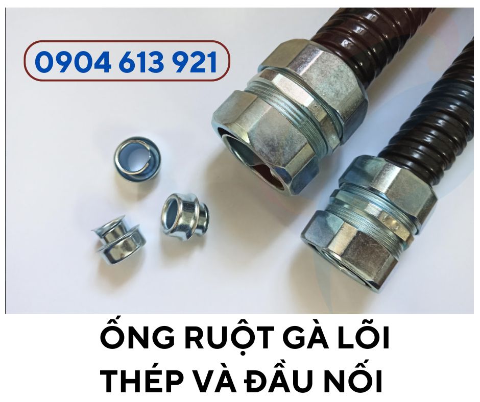 Ống ruột gà lõi thép luồn dây điện Đà Nẵng, HCM, Hà Nội