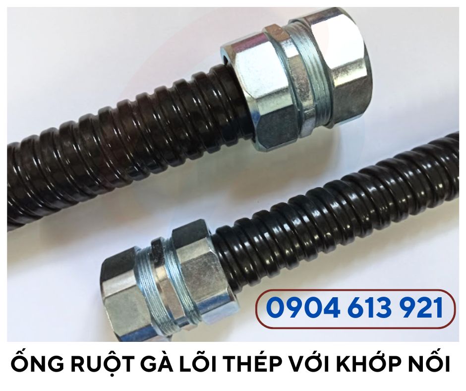 Ống ruột gà lõi thép luồn dây điện Đà Nẵng, HCM, Hà Nội