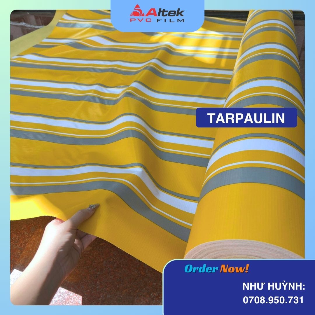 bạt nhựa pvc tarpaulin - vải bạt chịu nhiệt, chống cháy