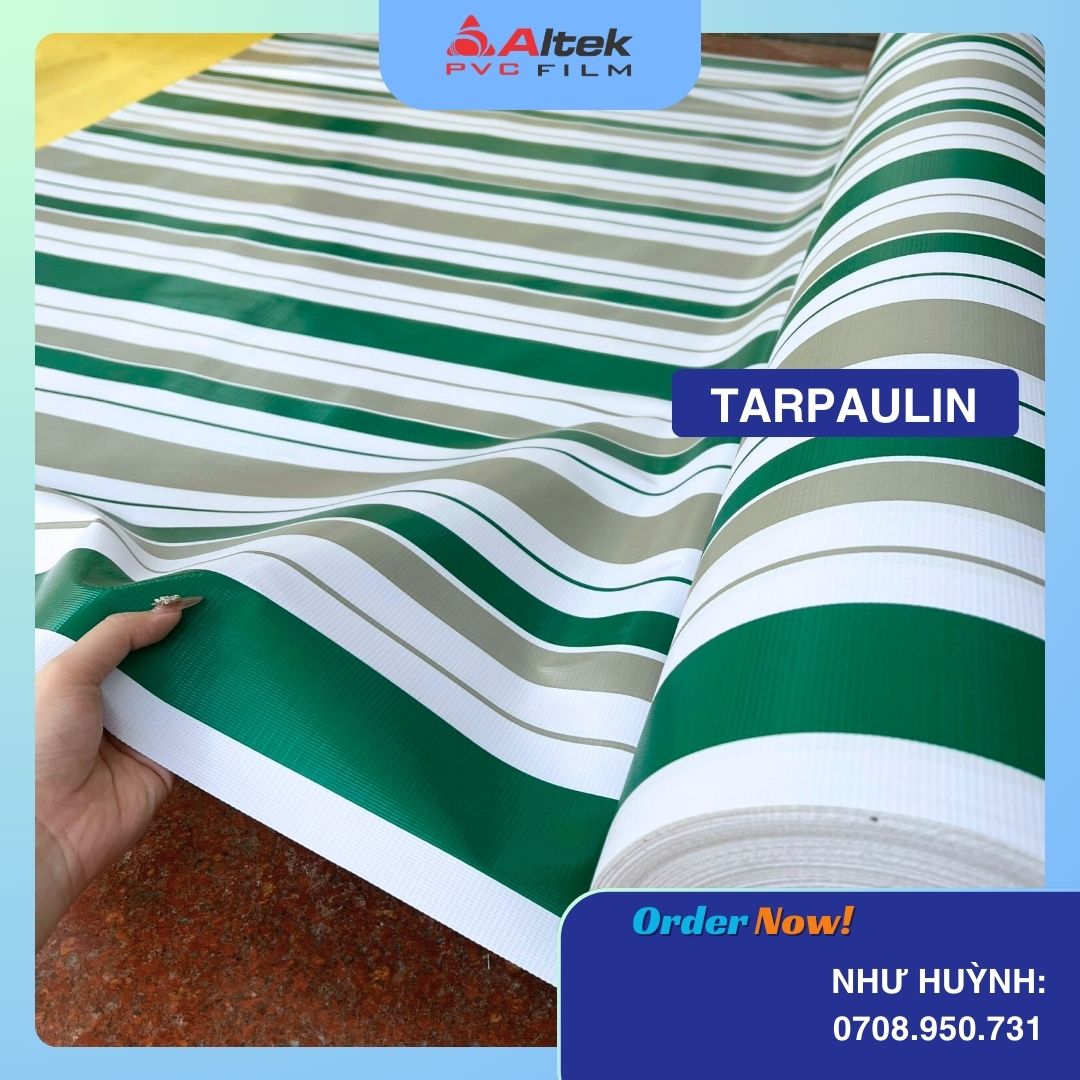 bạt nhựa pvc tarpaulin - vải bạt chịu nhiệt, chống cháy