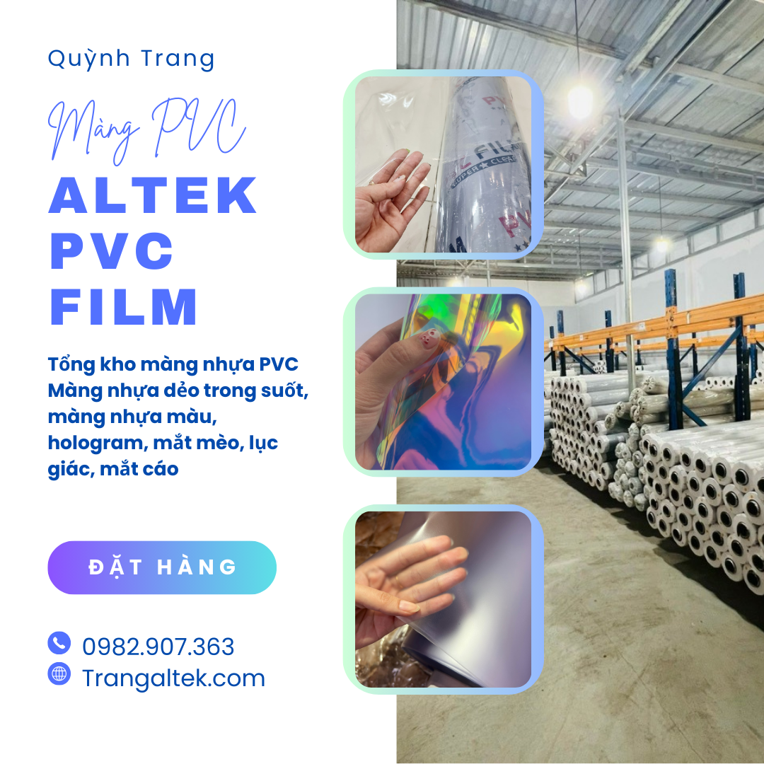 Màng nhựa PVC dẻo trong suốt giá gốc nhà xưởng