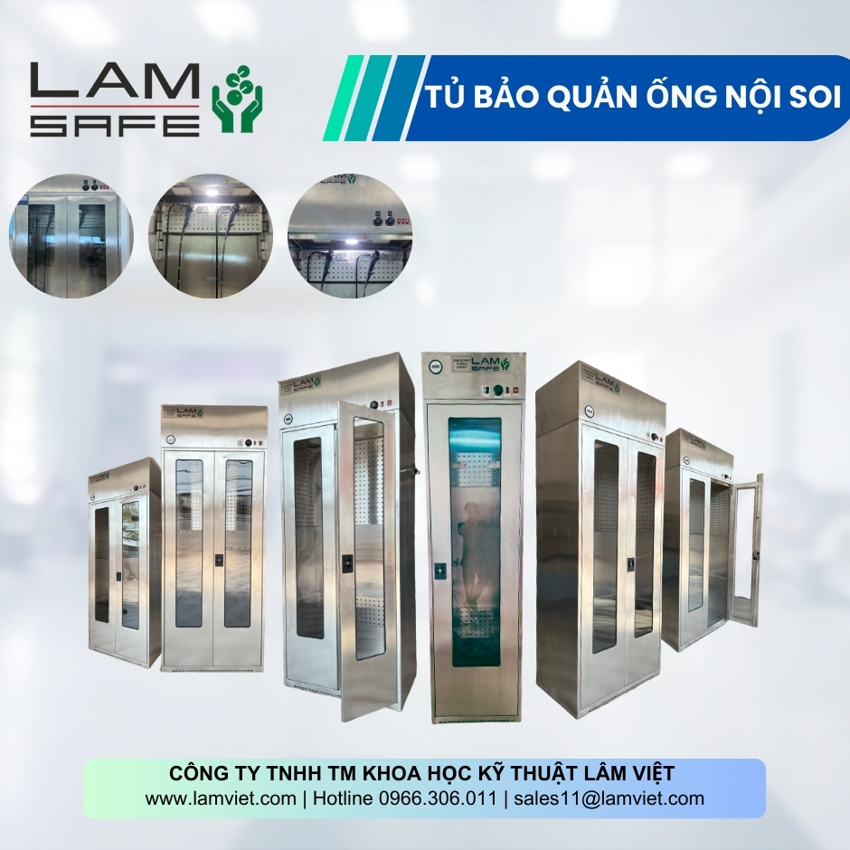 Tủ bảo quản ống nội soi Lâm Việt