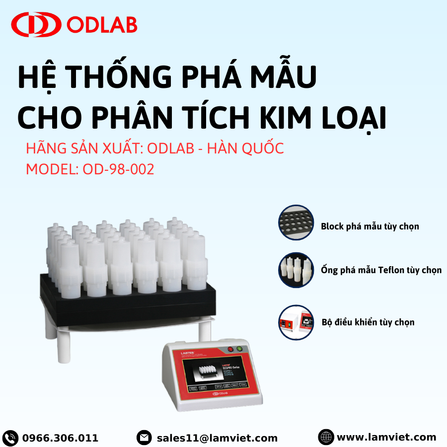 Hệ thống phá mẫu cho phân tích kim loại