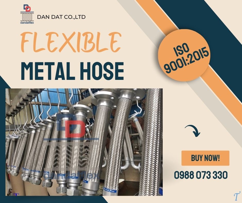 Khớp nối chống rung, khớp nối mềm inox chịu nhiệt, khớp nối mềm inox