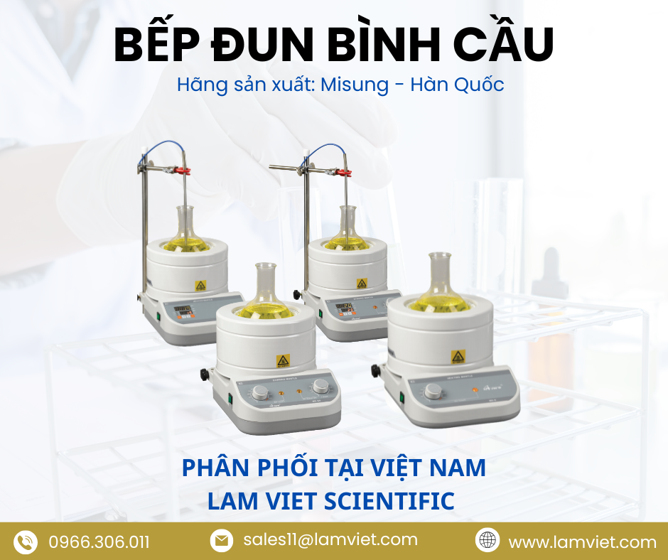 Bếp đun bình cầu Misung - Hàn Quốc