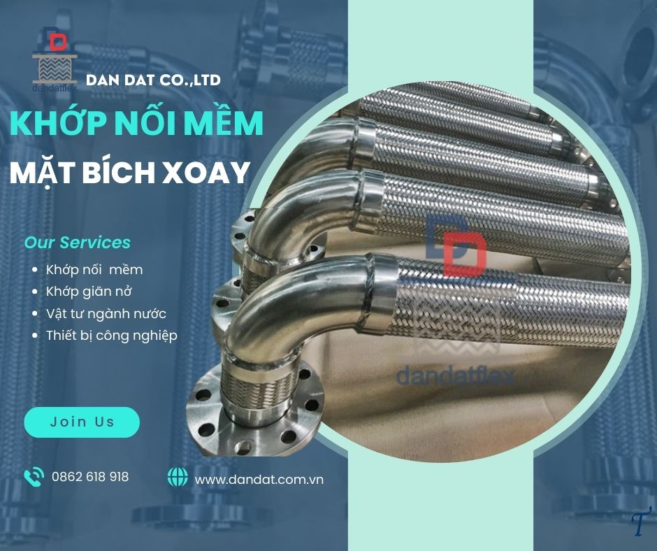 Khớp nối mềm công nghiệp,khớp nối giảm rung inox,khớp nối mềm inox 304