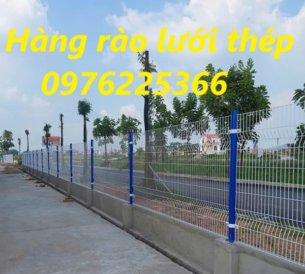 Hàng rào lưới thép sơn tĩnh điện - Hàng rào mạ kẽm nhúng nóng