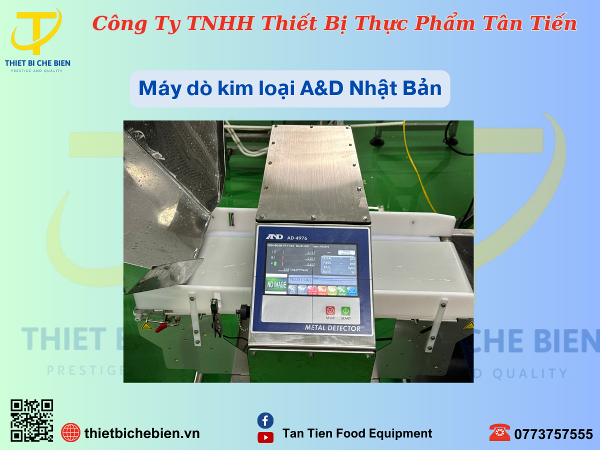 Máy dò kim loại thực phẩm thương hiệu AD Nhật Bản