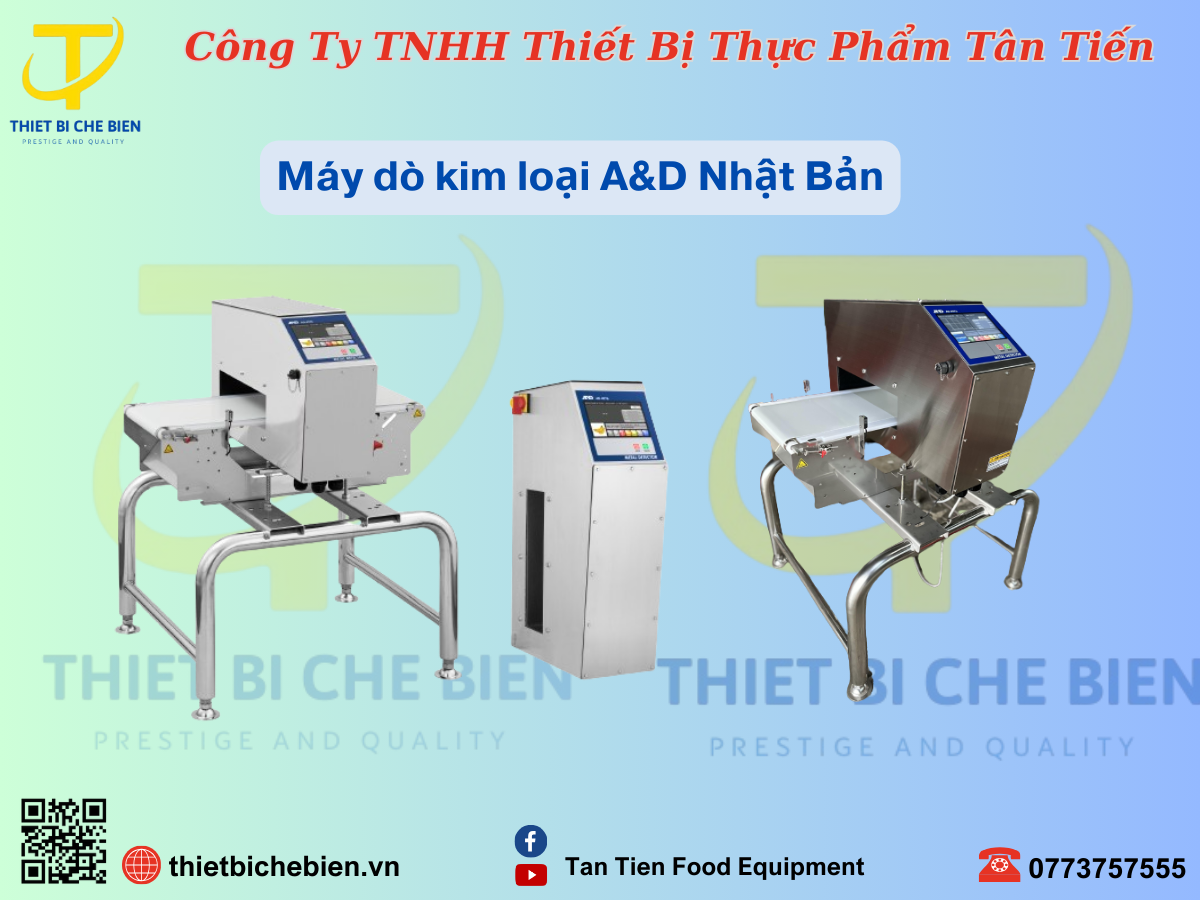 Máy dò kim loại thực phẩm thương hiệu AD Nhật Bản