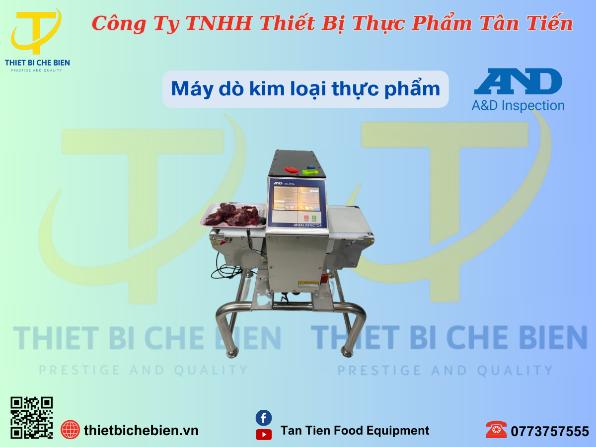 Máy dò kim loại thực phẩm thương hiệu AD Nhật Bản