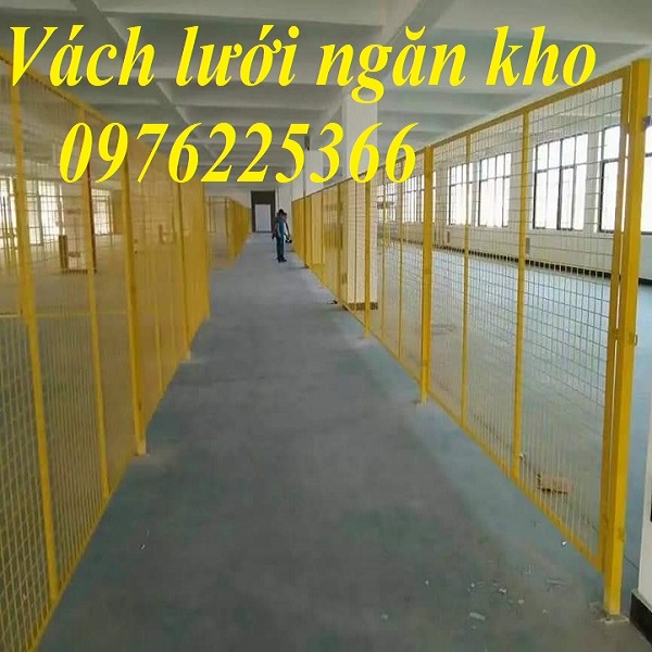 Vách lưới ngăn kho, vách lưới ngăn xưởng, hàng rào ngăn kho