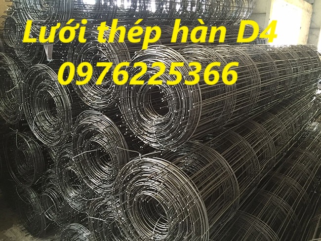 Lưới thép hàn cuộn D4A100x100, D4A150x150 đổ bê tông