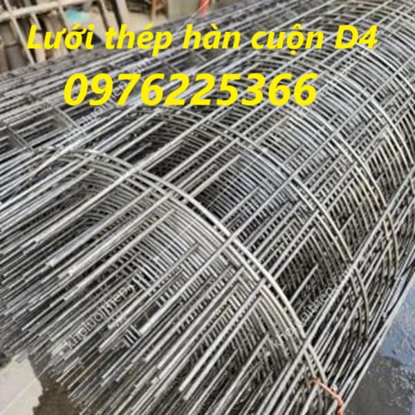 Lưới thép hàn cuộn D4a100x100, D4a150x150 hàng sẵn tại kho