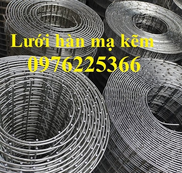 Lưới hàn mạ kẽm 25x25, Lưới thép mạ kẽm 25x25