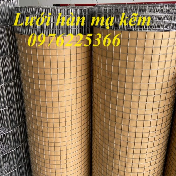 Lưới hàn mạ kẽm 25x25, Lưới thép mạ kẽm 25x25