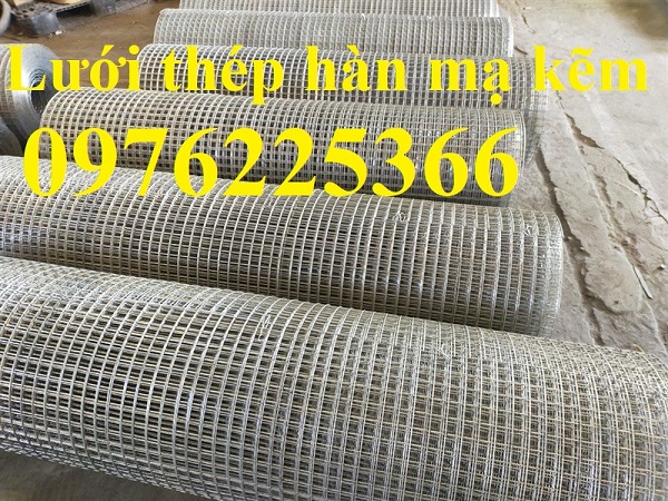 Lưới thép hàn mạ kẽm 25x25, lưới hàn mạ kẽm 25x25