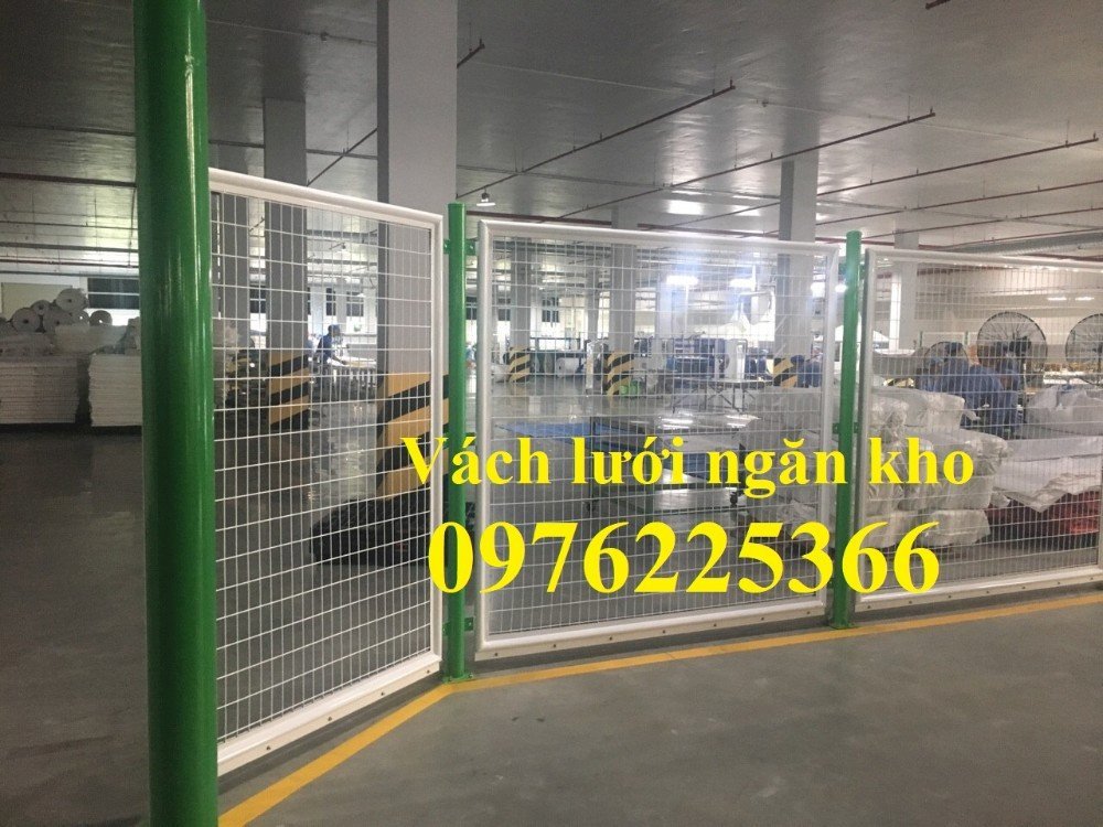 Vách lưới thép ngăn nhà xưởng, vách lưới thép ngăn kho