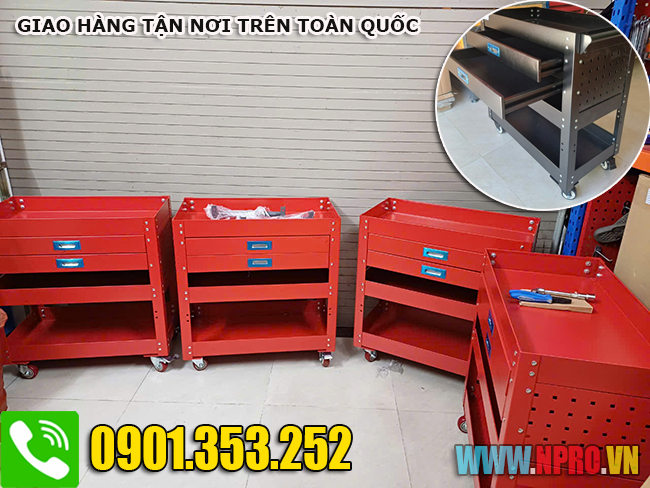 Tủ sắt 7 ngăn kéo đựng đồ nghề sơn tĩnh điện