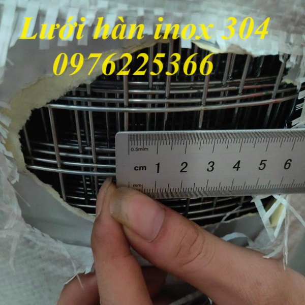Lưới hàn inox 304 - Tổng kho lưới inox 201, 304, 316 chính hãng