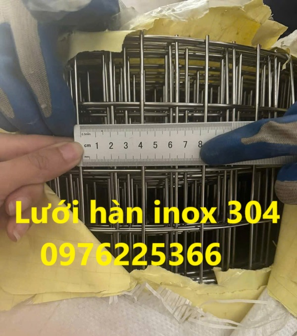 Lưới hàn inox 304 - Tổng kho lưới inox 201, 304, 316 chính hãng