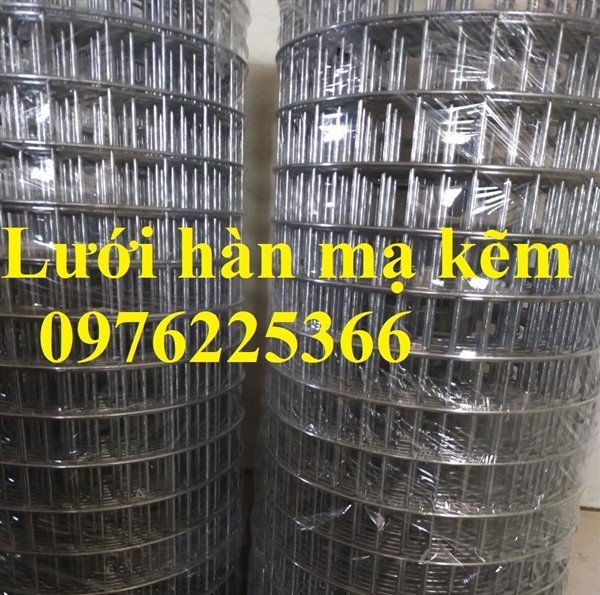 Quy cách lưới thép hàn mạ kẽm nhúng nóng