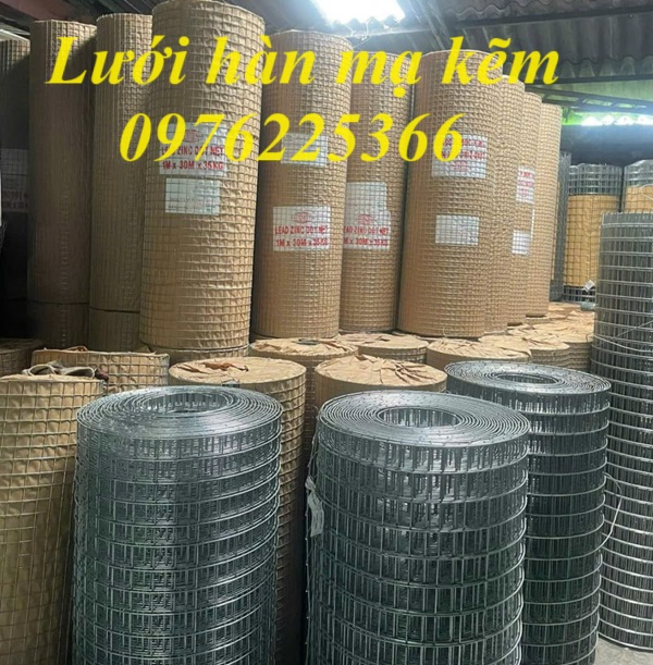 Quy cách lưới thép hàn mạ kẽm nhúng nóng