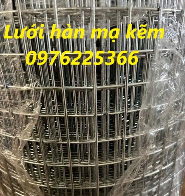 Quy cách lưới thép hàn mạ kẽm nhúng nóng