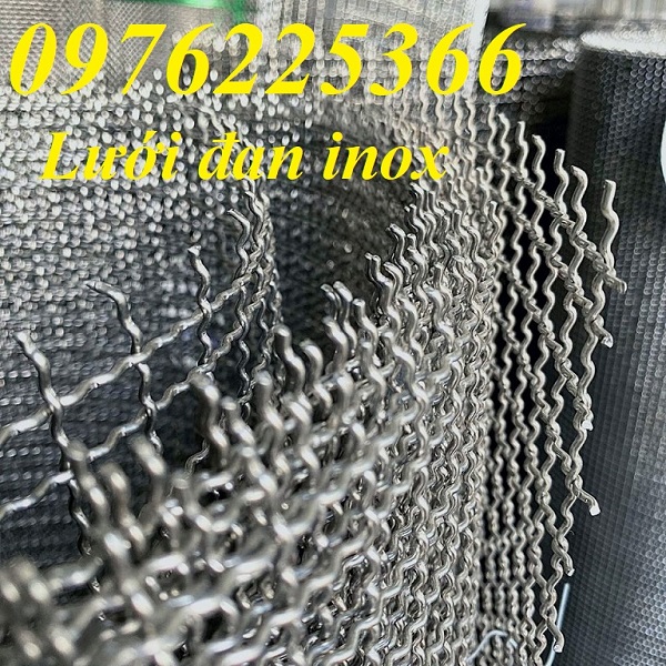 Lưới đan inox 20x20, Lưới inox 304 ô 20x20, Lưới đan inox 304 ô 20x20