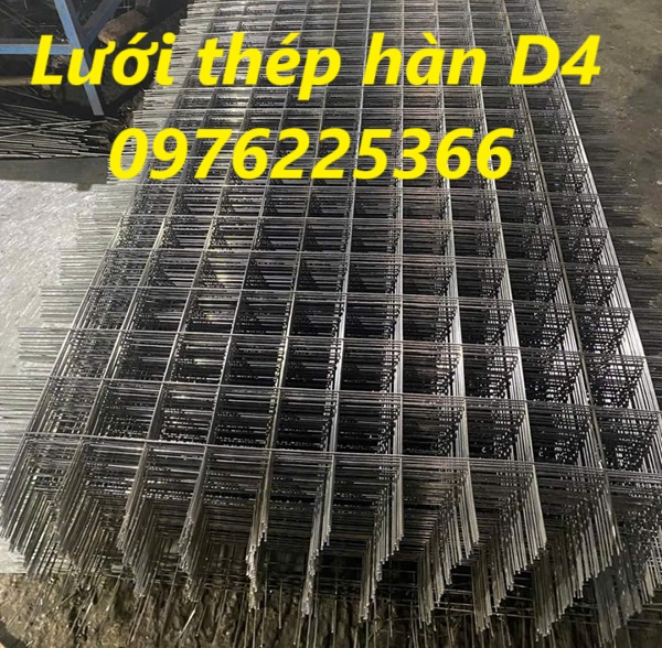 Lưới thép hàn D4, Lưới thép hàn phi 4, Lưới thép đổ sàn phi 4