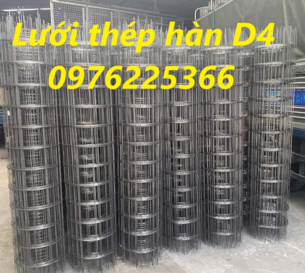 Lưới thép hàn D4, Lưới thép hàn phi 4, Lưới thép đổ sàn phi 4