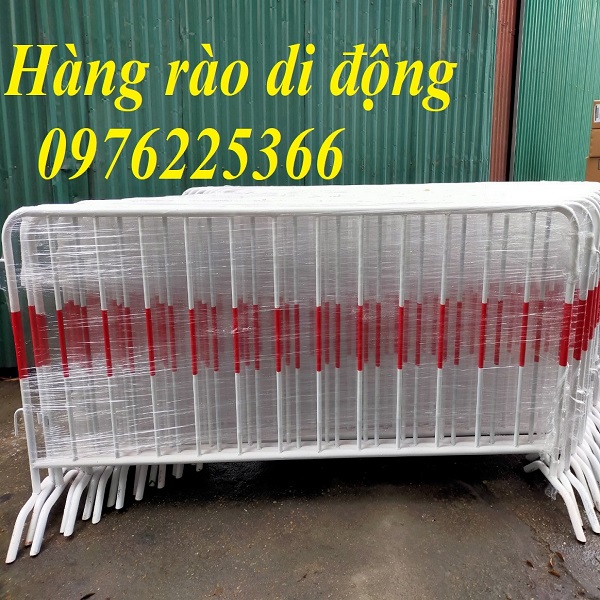 Hàng rào chắn barie khổ 1.2m x 2m, Hàng rào di động khổ 1.2m x 2m