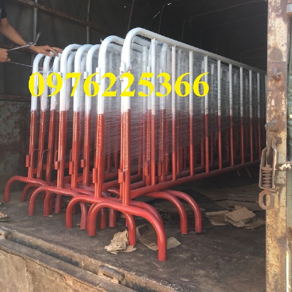 Hàng rào chắn barie khổ 1.2m x 2m, Hàng rào di động khổ 1.2m x 2m