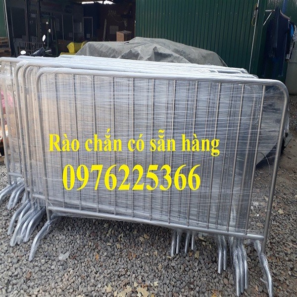 Hàng rào chắn barie khổ 1.2m x 2m, Hàng rào di động khổ 1.2m x 2m