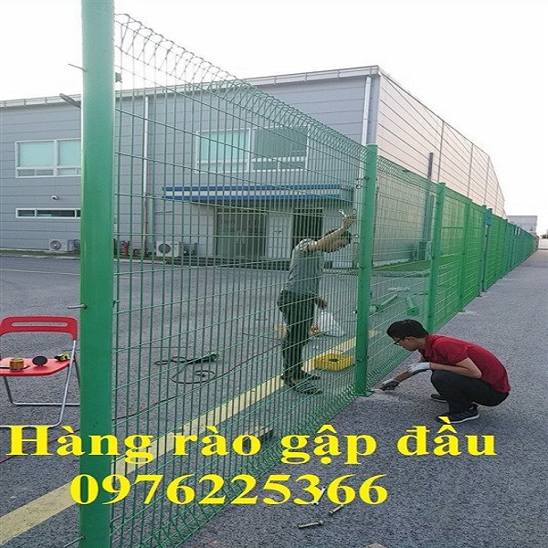 Lưới hàng rào gập tam giác 2 đầu D3, D4, D5, D6, D8 giá tốt