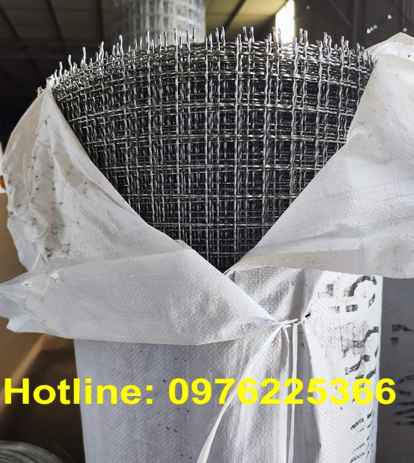 Lưới inox 304 ô 10x10, Lưới đan inox ô 10x10