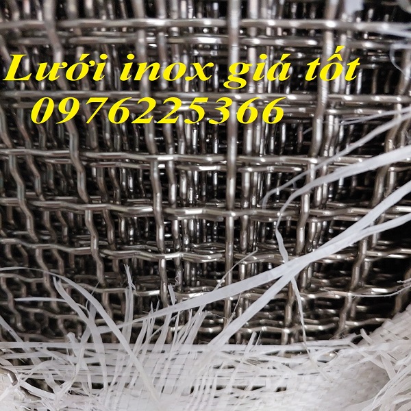 Lưới inox 304 ô 10x10, Lưới đan inox ô 10x10