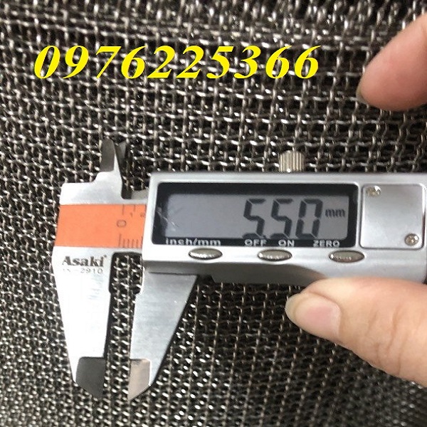 Báo giá lưới đan inox 304 ô 5x5. khổ 1m x 30m