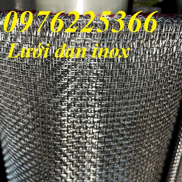 Báo giá lưới đan inox 304 ô 5x5. khổ 1m x 30m