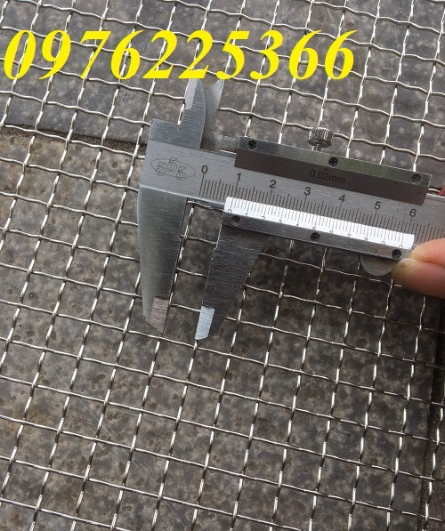 Báo giá lưới đan inox 304 ô 5x5. khổ 1m x 30m