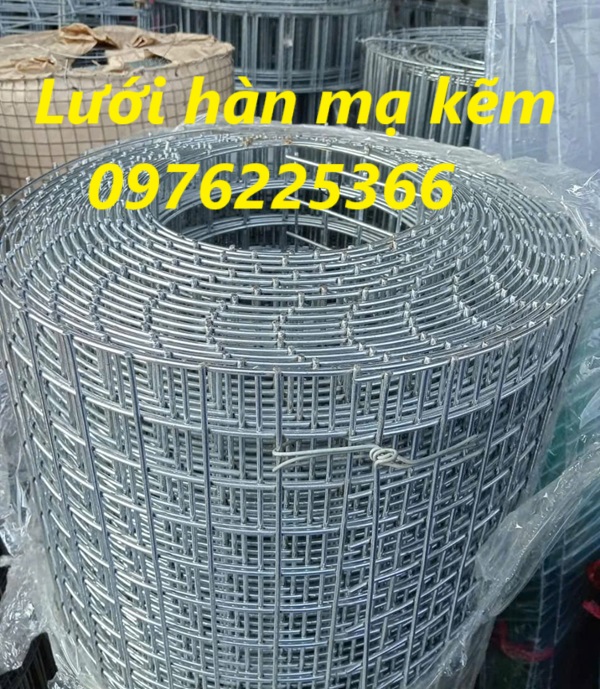 Lưới mạ kẽm ô vuông 50x50, Lưới thép hàn 50x50 mạ kẽm