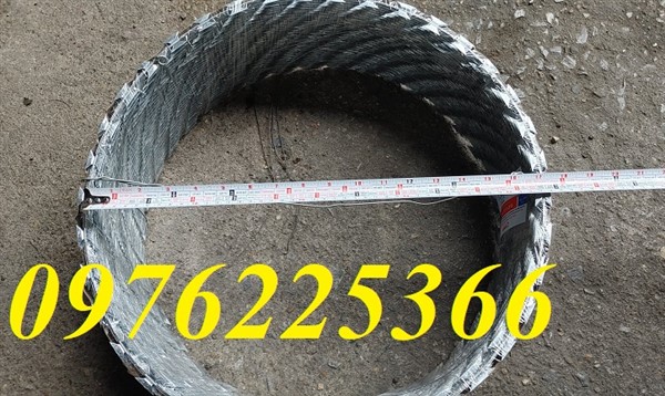 Dây kẽm gai vòng tròn D30, D45, D50, D60 mạ kẽm