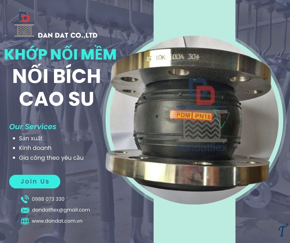 Khớp nối mềm, khớp nối mềm nối bích, khớp nối mềm rắc co ren
