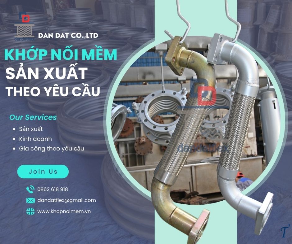 Khớp nối mềm, khớp nối mềm nối bích, khớp nối mềm rắc co ren