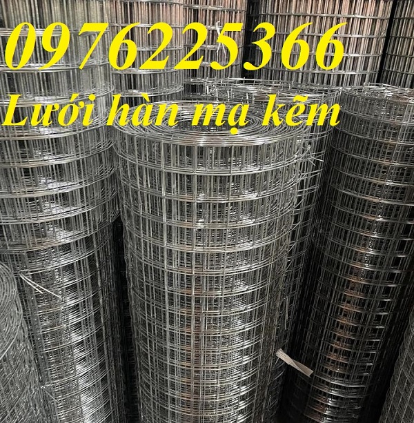 Lưới hàn mạ kẽm 25x25, Lưới thép mạ kẽm 30x30