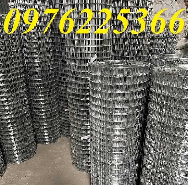 Lưới hàn mạ kẽm 25x25, Lưới thép mạ kẽm 30x30