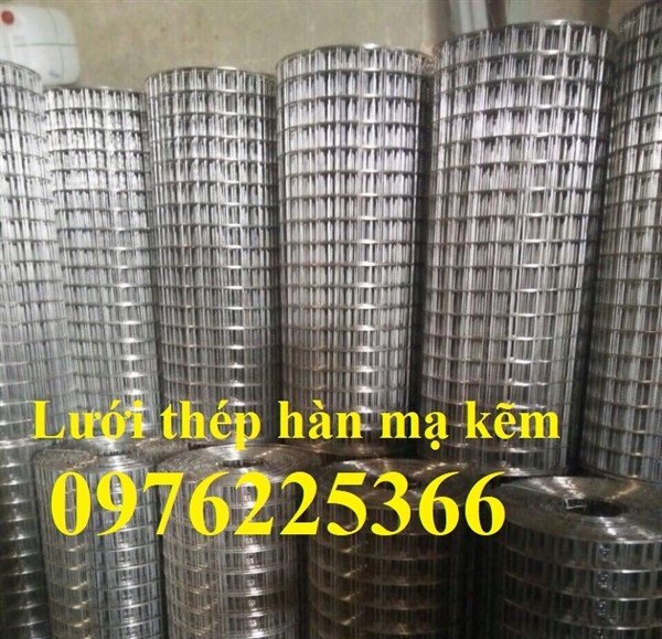 Lưới hàn mạ kẽm 25x25, Lưới thép mạ kẽm 30x30